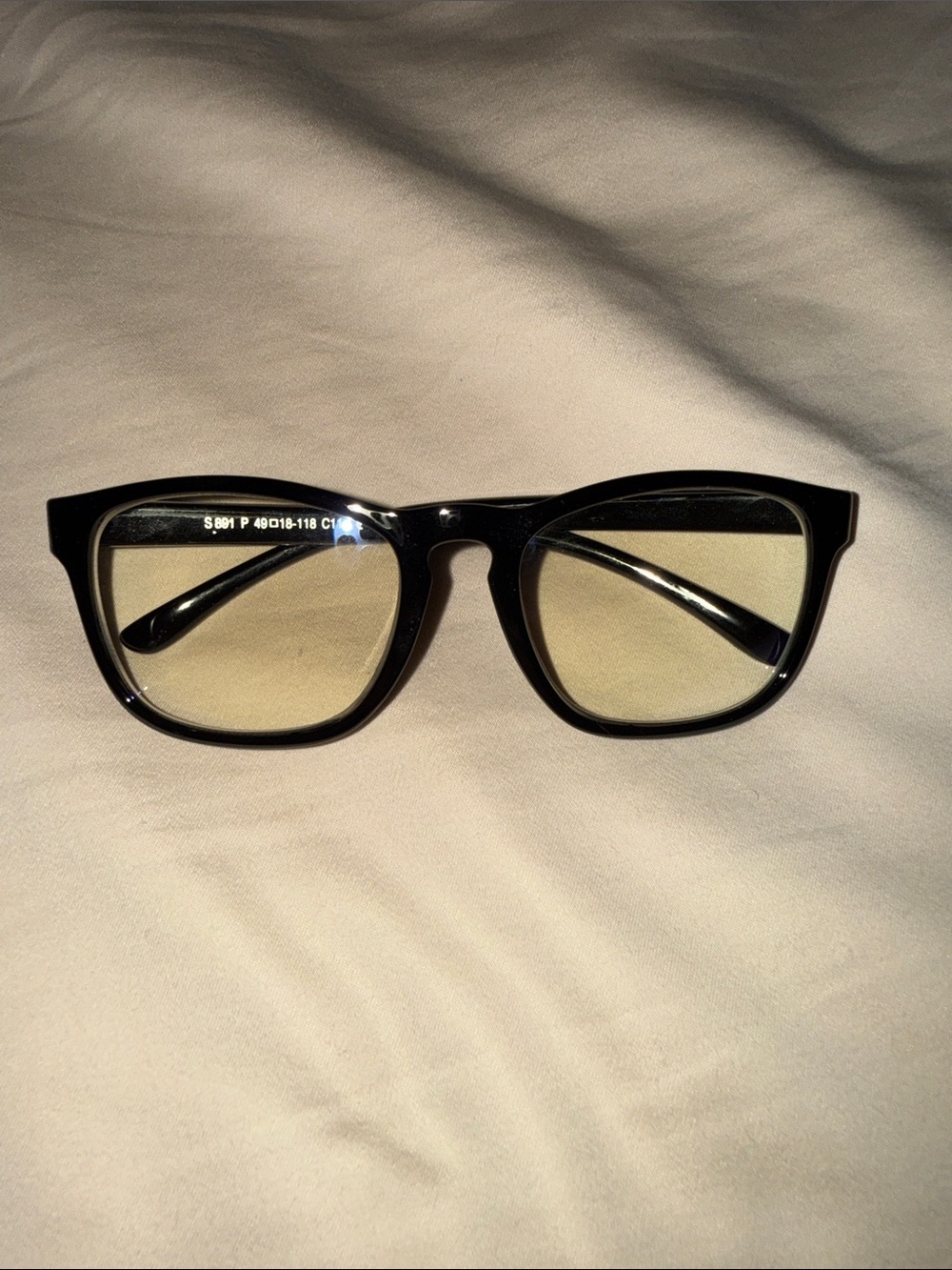 NWOT Dollger Kids Black Square Frame Blue Light Glasses
